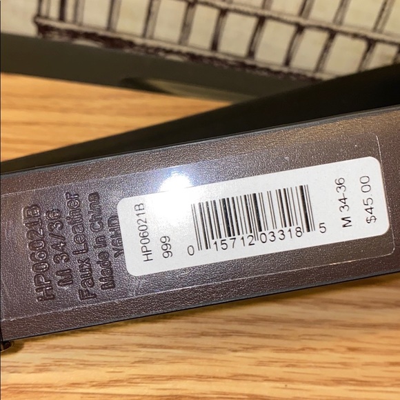 HP Perry Ellis portfolio reversible belt M 34-36 - Picture 2 of 8